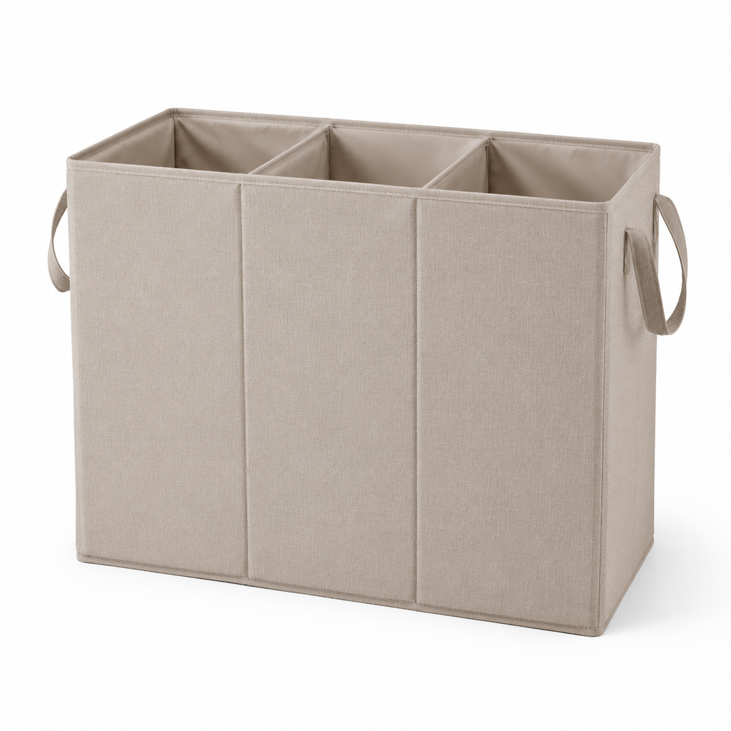 SortSoft Triple Laundry Hamper