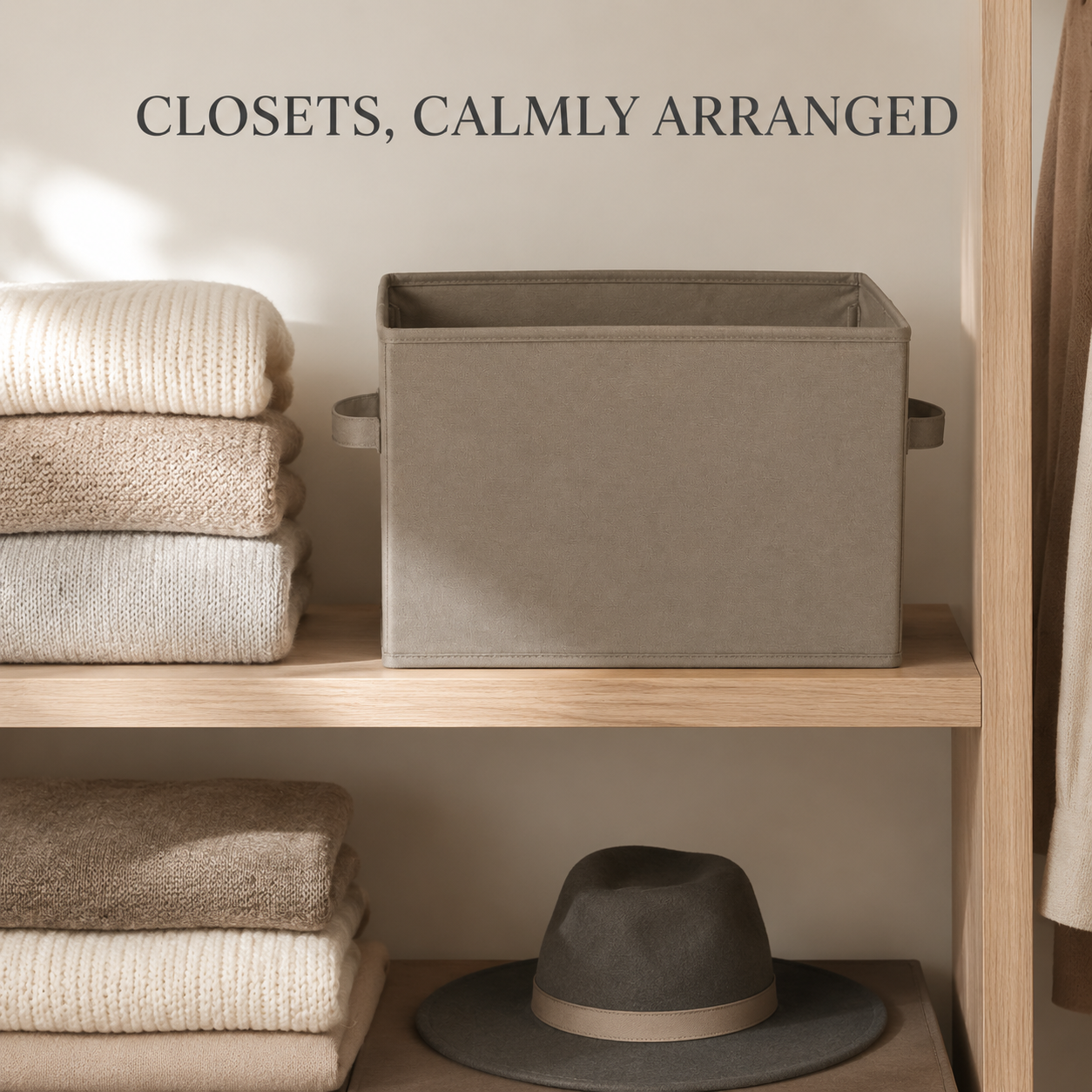 ShelfNest Foldable Closet Bin