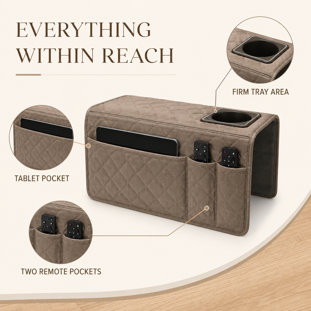 SofaPocket Armrest Organizer