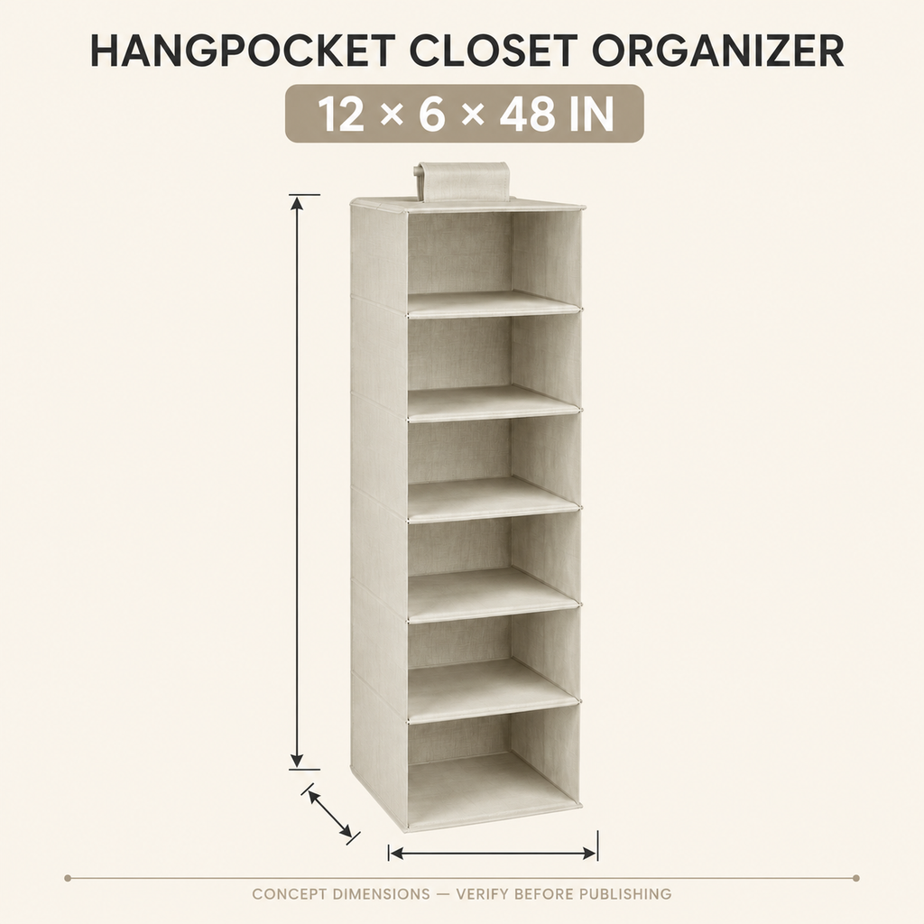 HangPocket Closet Organizer