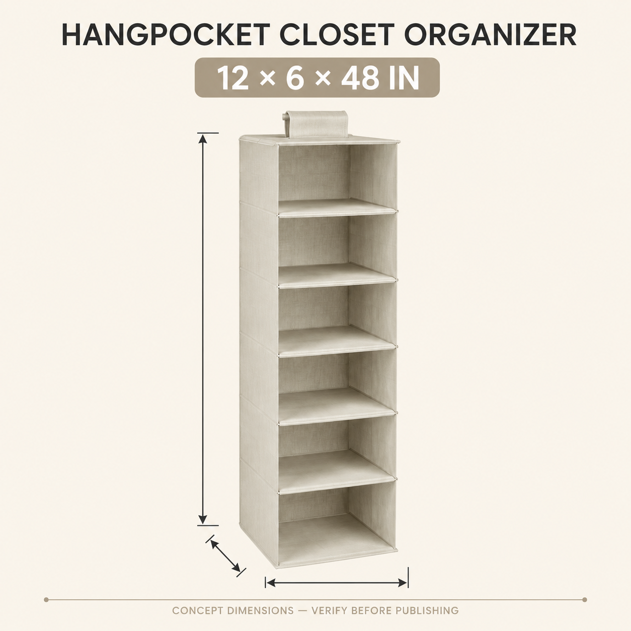 HangPocket Closet Organizer