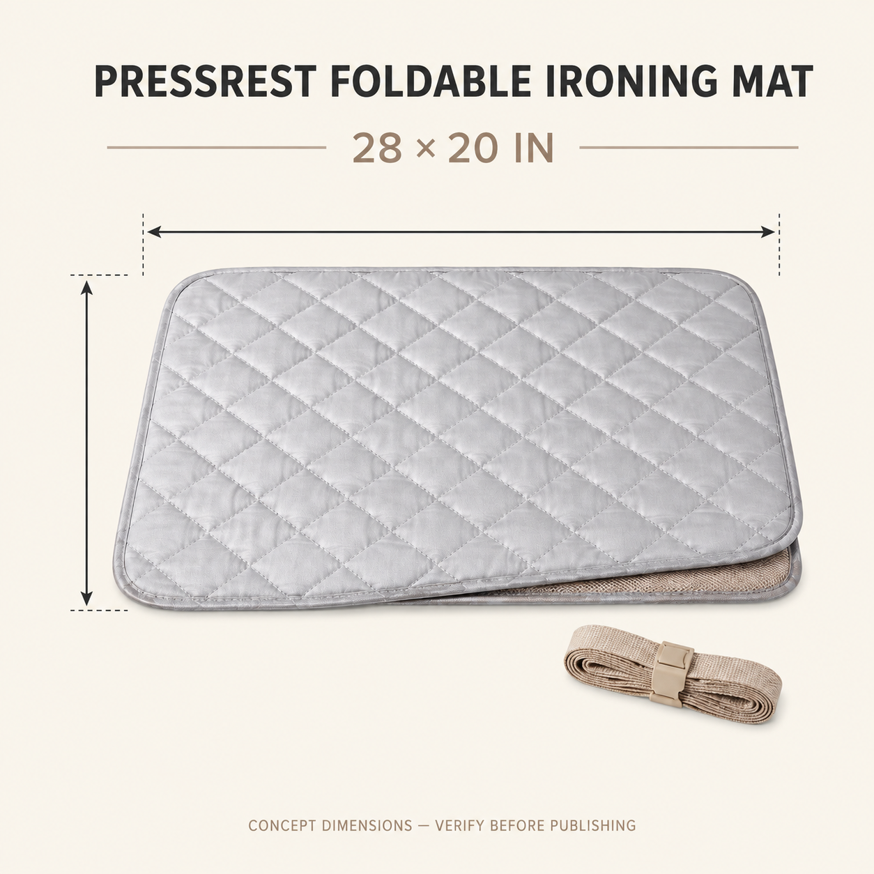PressRest Foldable Ironing Mat