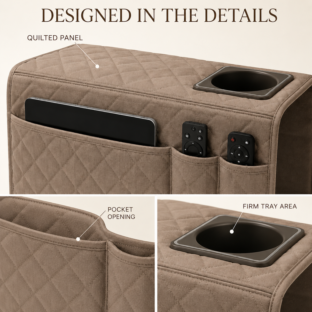 SofaPocket Armrest Organizer