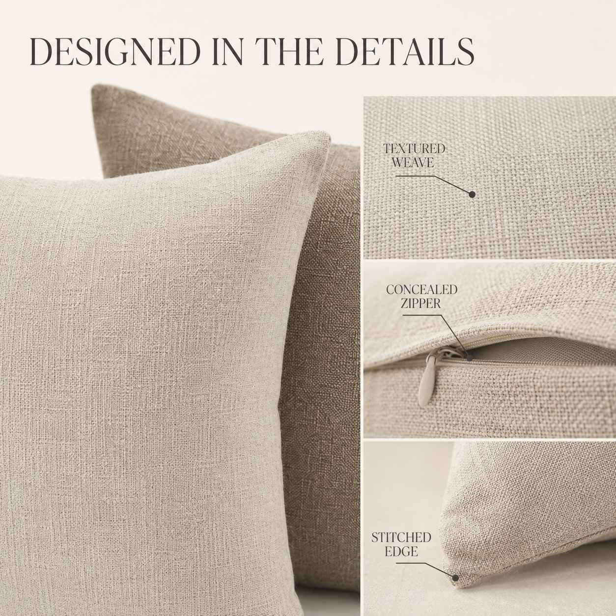 PillowKeep Cushion Cover Pair