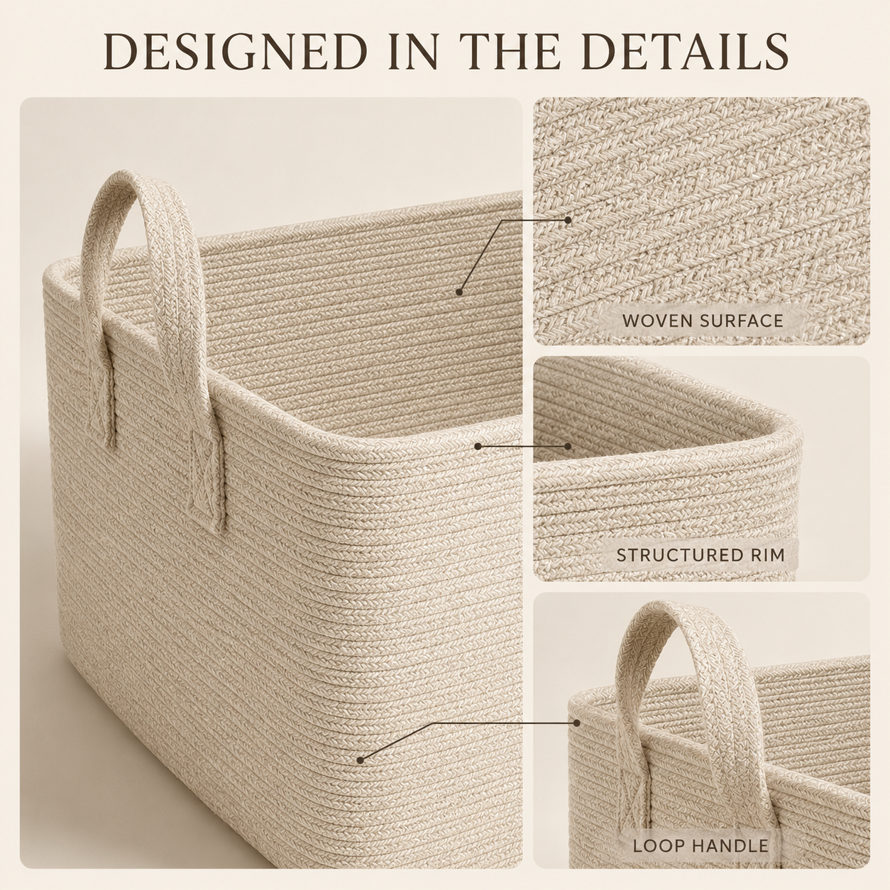 BlanketCove Soft Storage Basket