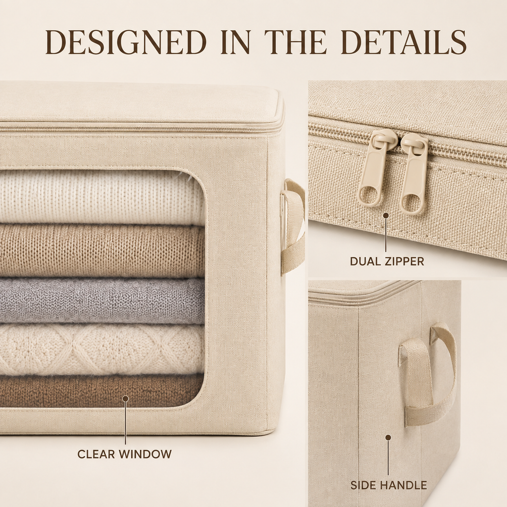 ClearView Sweater Storage Bin